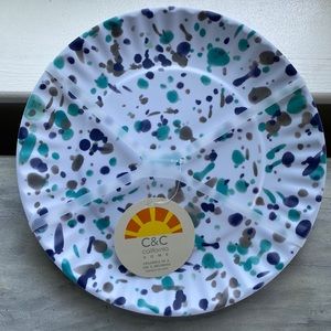 C & C California Home brand new melamine plates.  Set of 6
